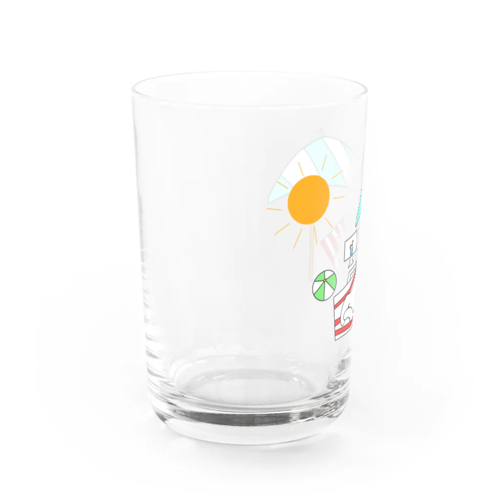 CrossArtのリゾートねこ Water Glass :left