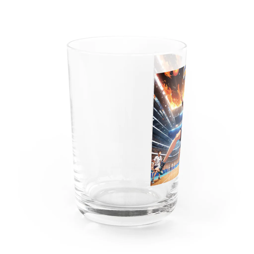 しんすけのバレーボール Water Glass :left