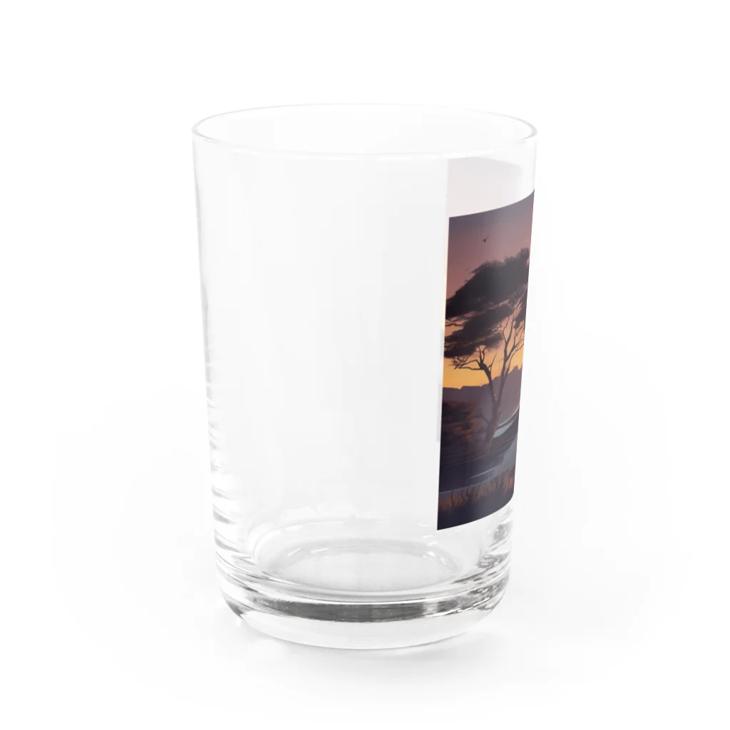 Mesoのscenery Water Glass :left