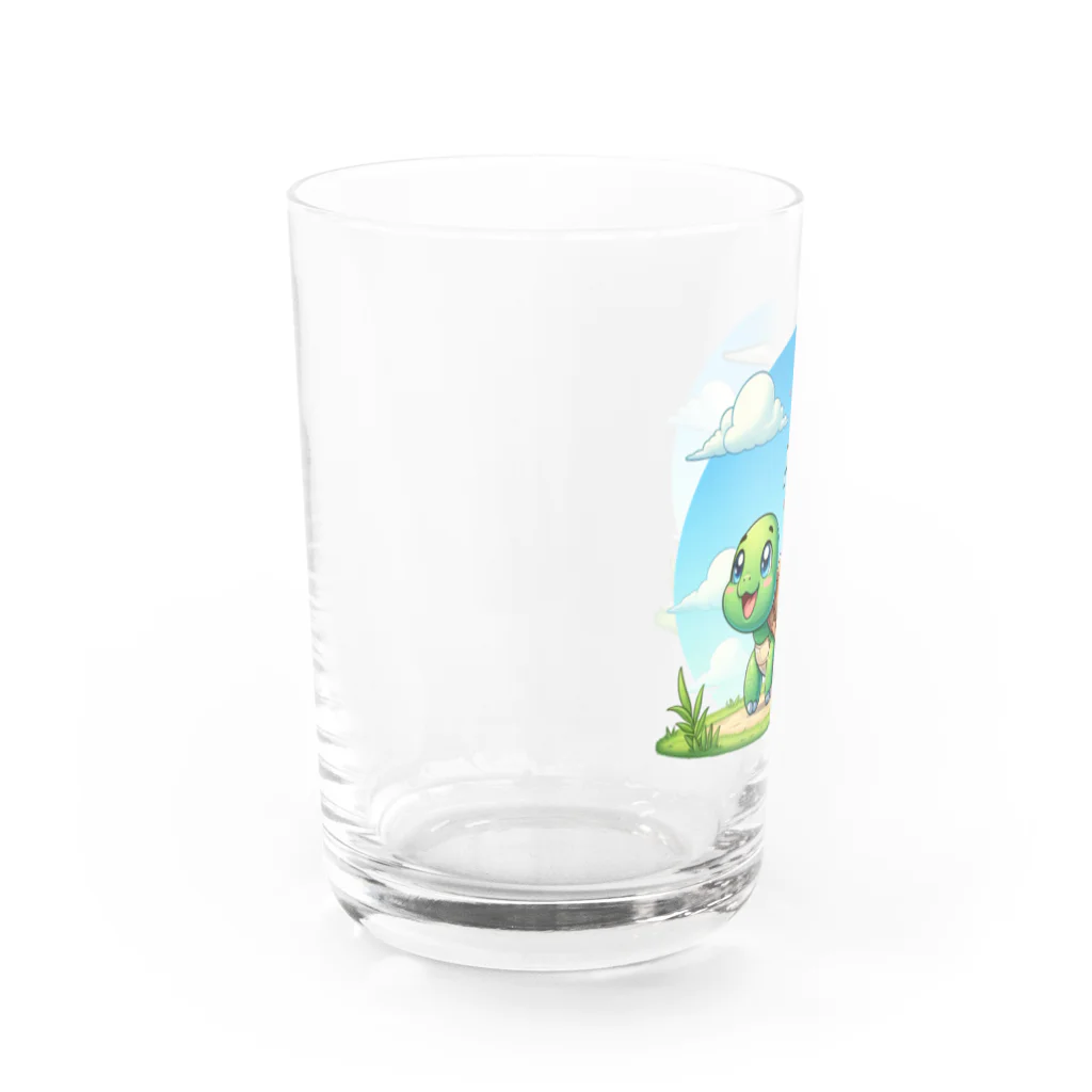 カメ好き屋のかめさん Water Glass :left