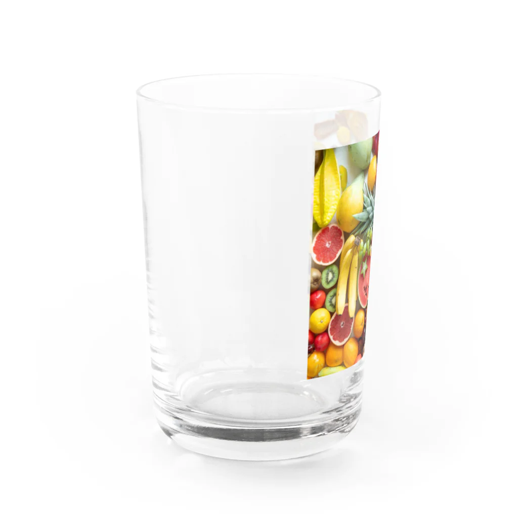 awesome_cのFruit salad フルーツサラダ Water Glass :left