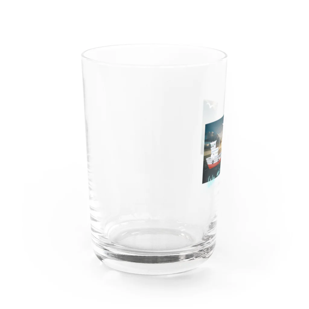 Yanjiisの漁と漁船 Water Glass :left