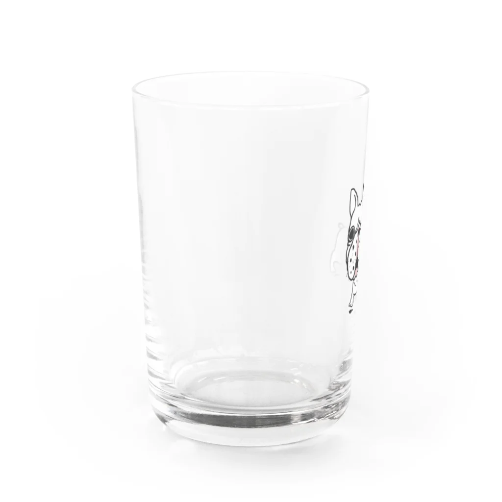 ブヒーズのSNUB NOSE DOGS※フレンチブルドッグ※ Water Glass :left