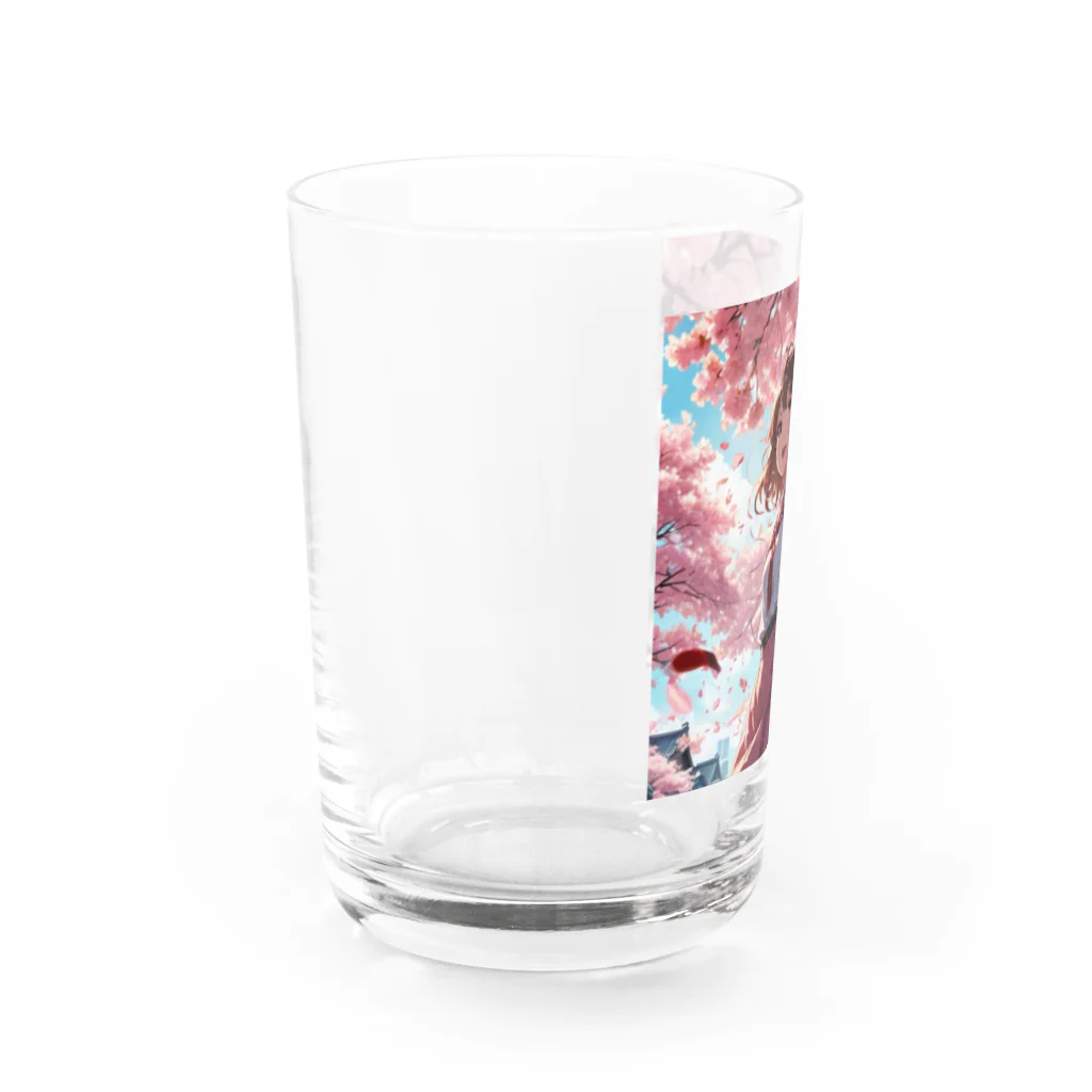 ここのよていの桜の季節 Water Glass :left