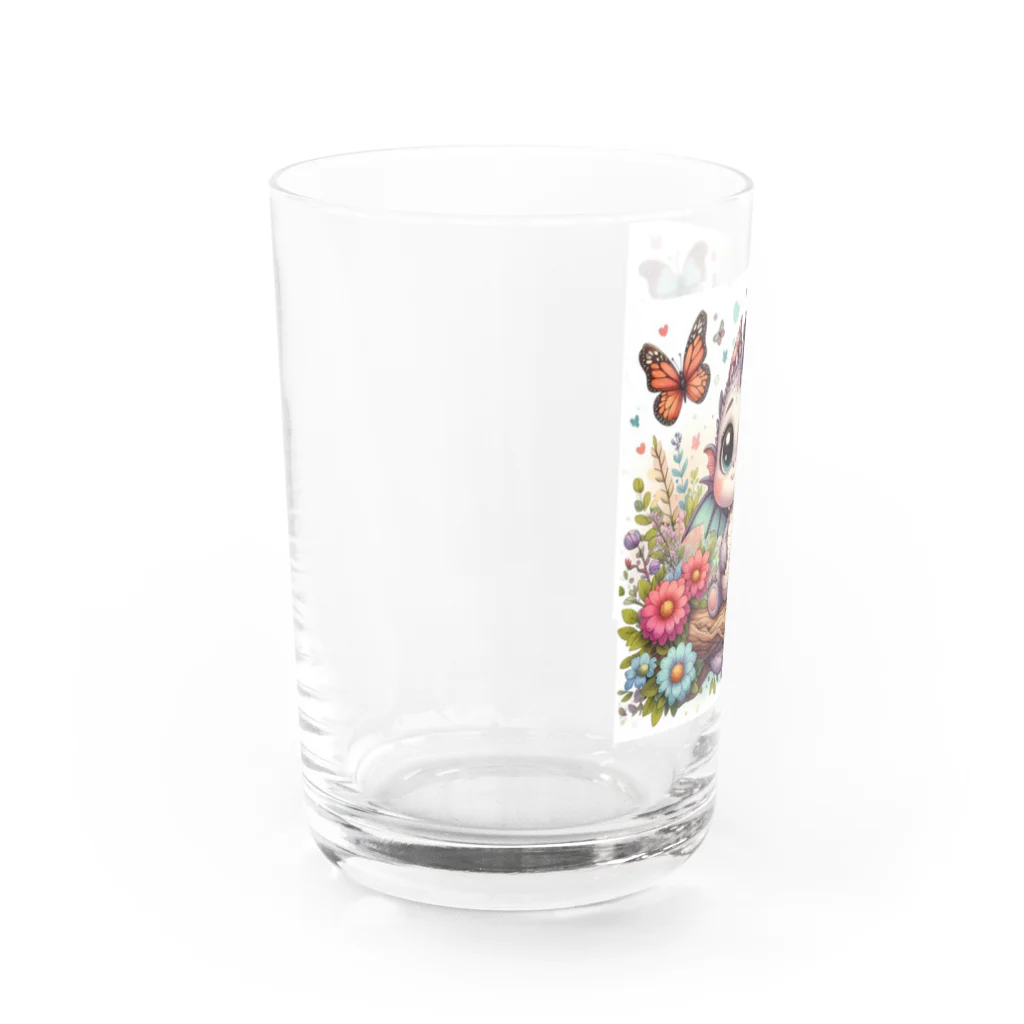 正龍のCute3龍我ryuga Water Glass :left