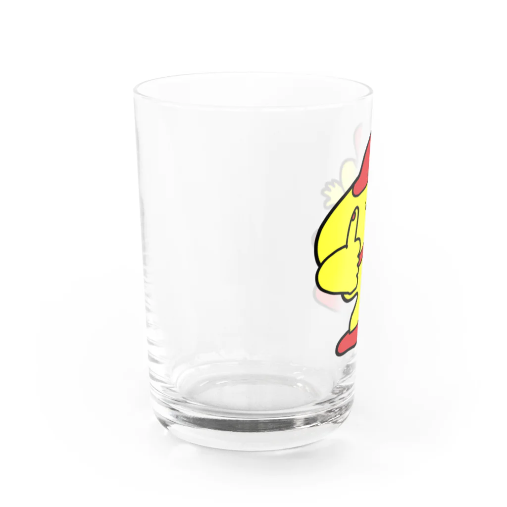 もちもちボックスの 奥行きうさちゃん Water Glass :left