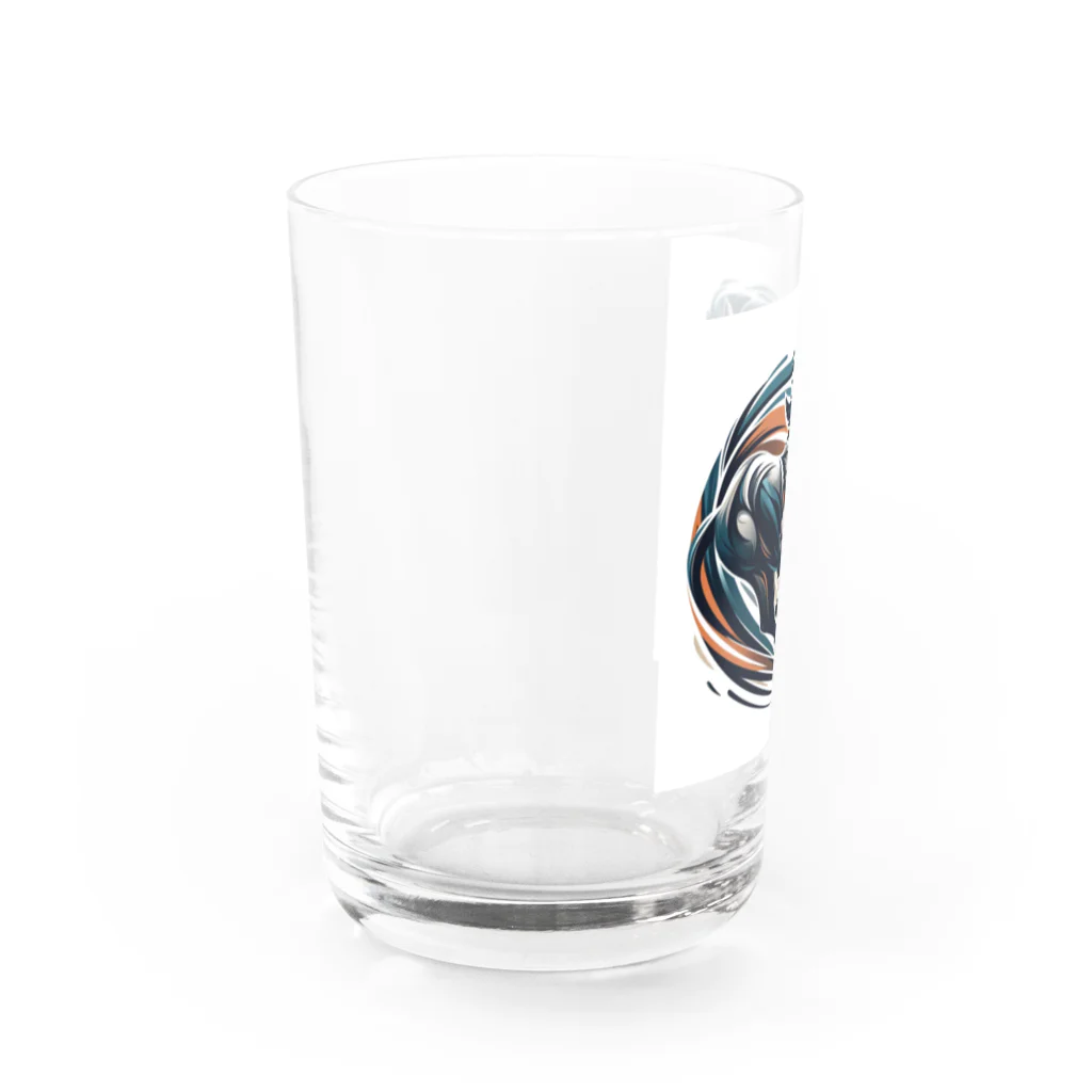 Seiji-Mの究極の美しさと威厳を纏ったサラブレッド Water Glass :left