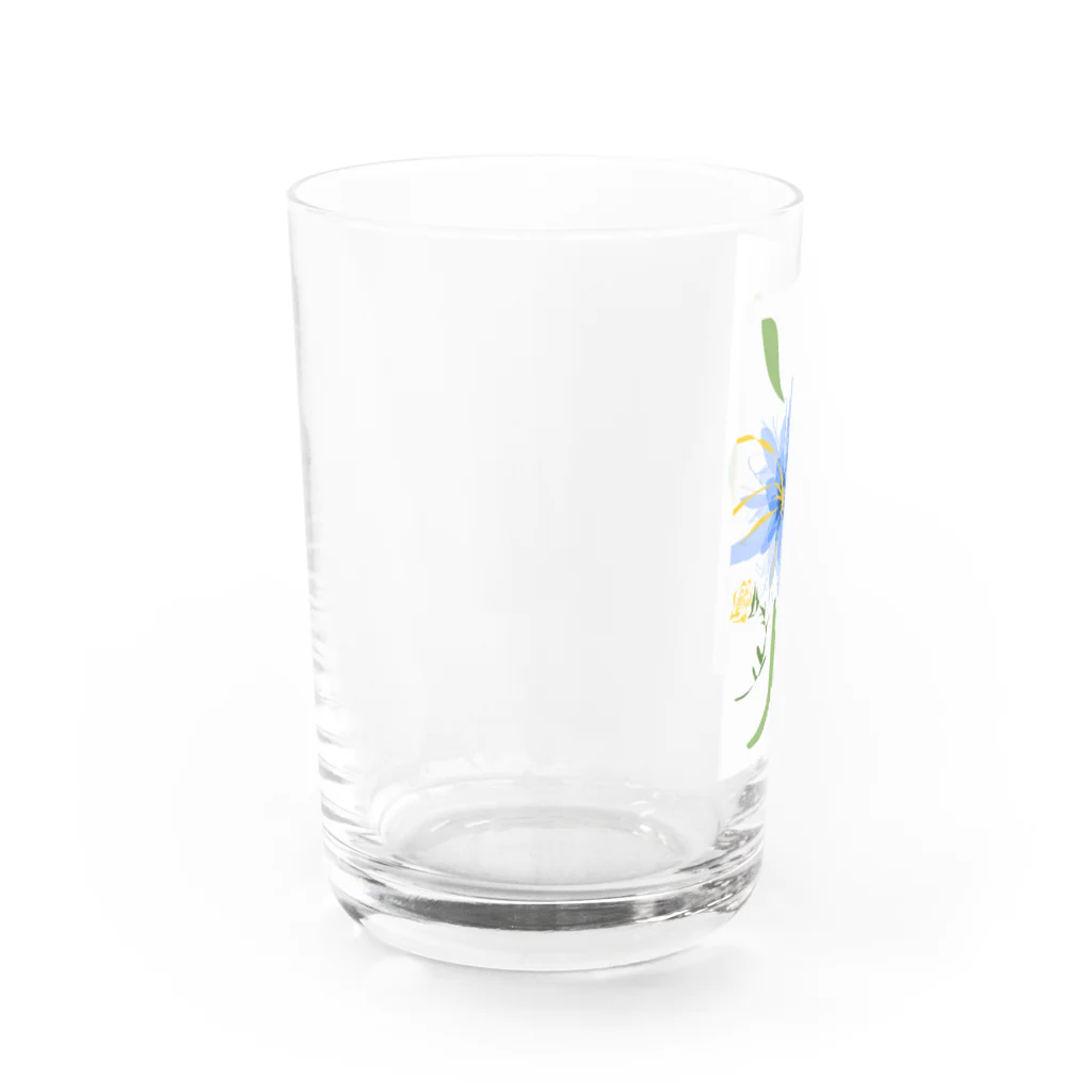 nasio040921のフラワー Water Glass :left