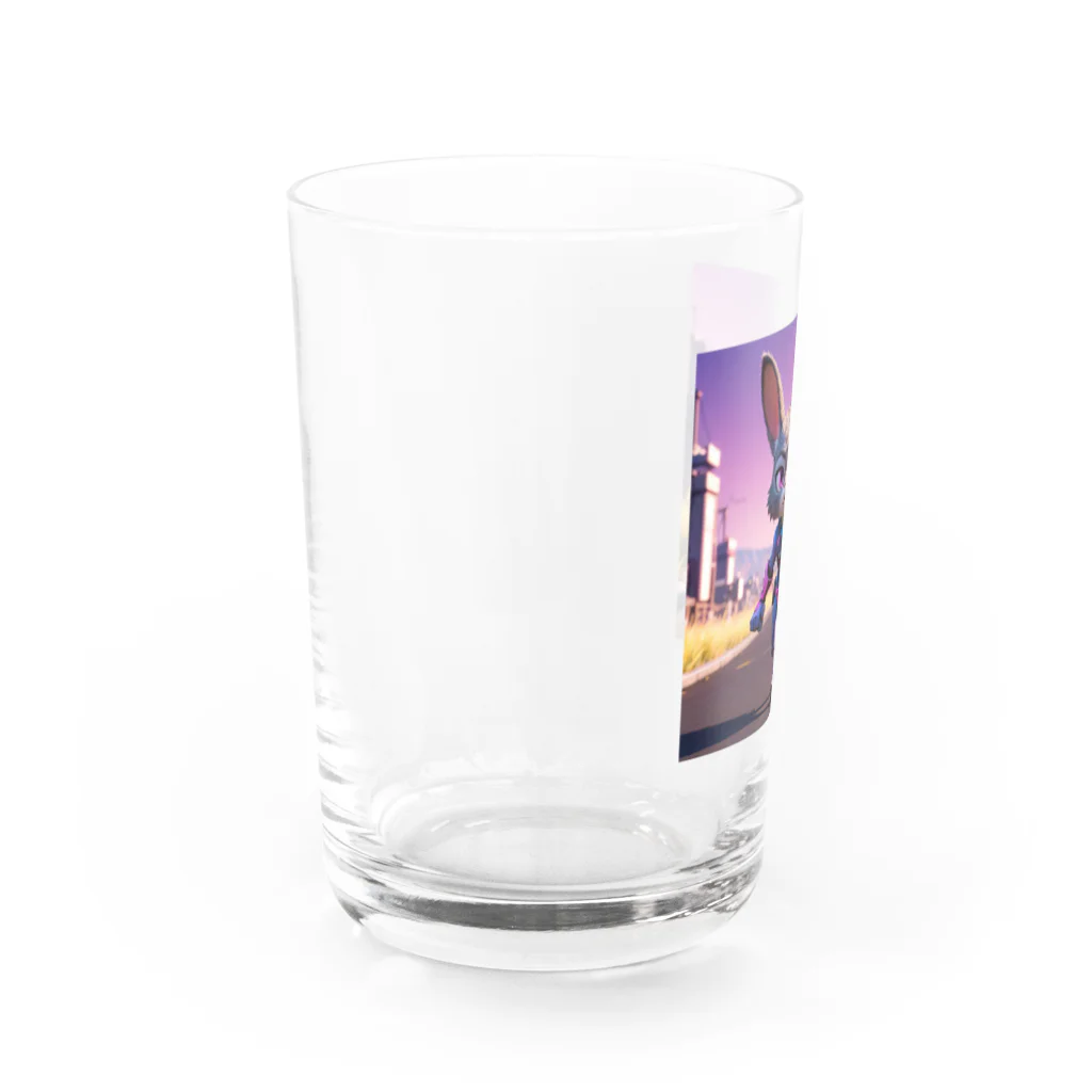 kaz_new9の未来のうさぎ戦士 Water Glass :left