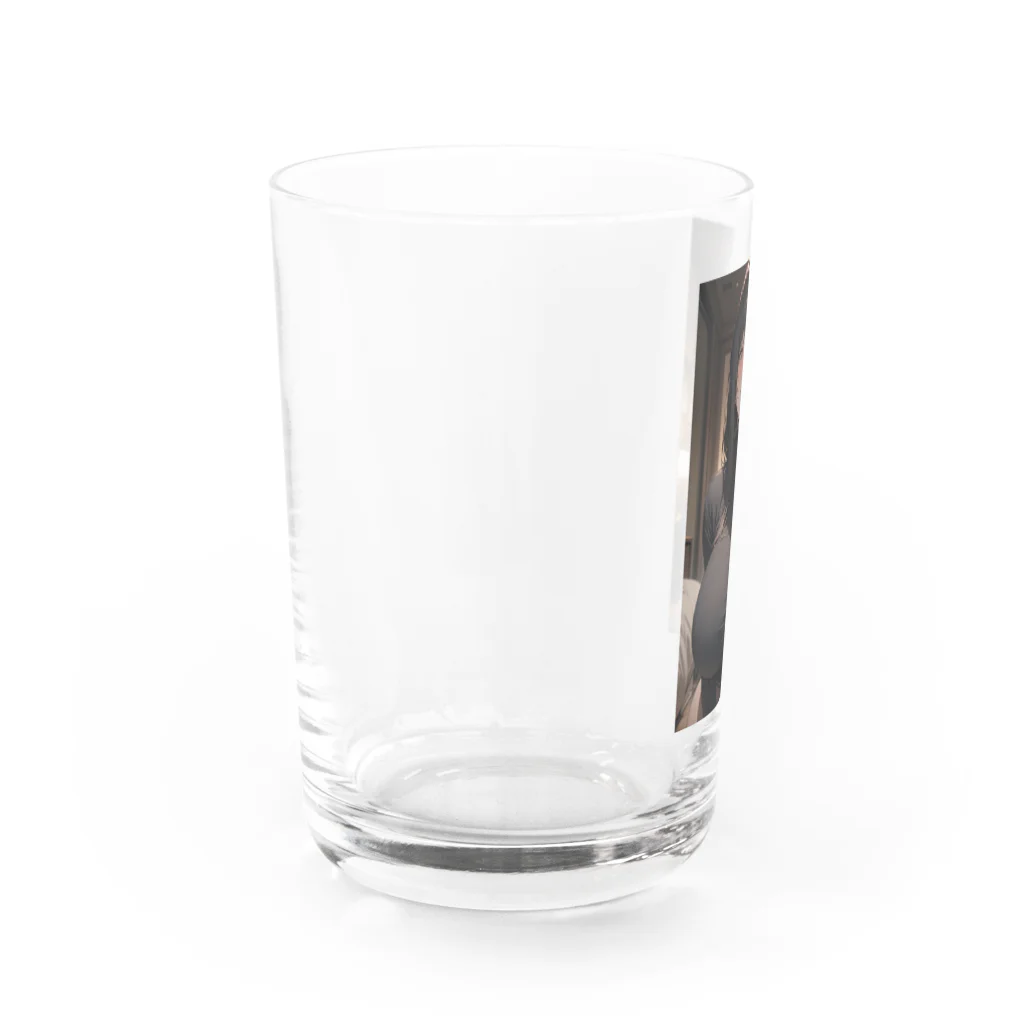 名前募集中の見ててくれる巨乳のお姉さん① Water Glass :left