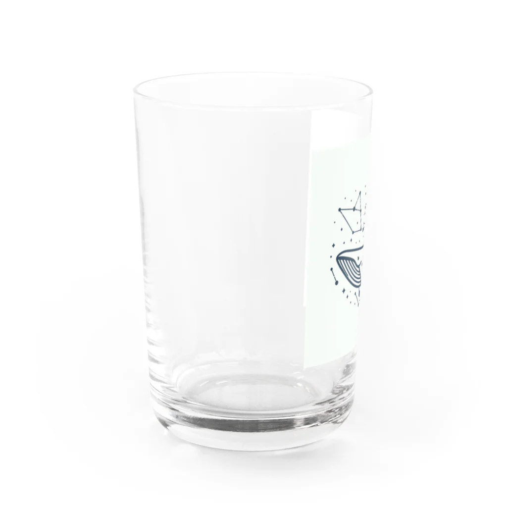 きままにまにまにの海響く鯨歌 Water Glass :left