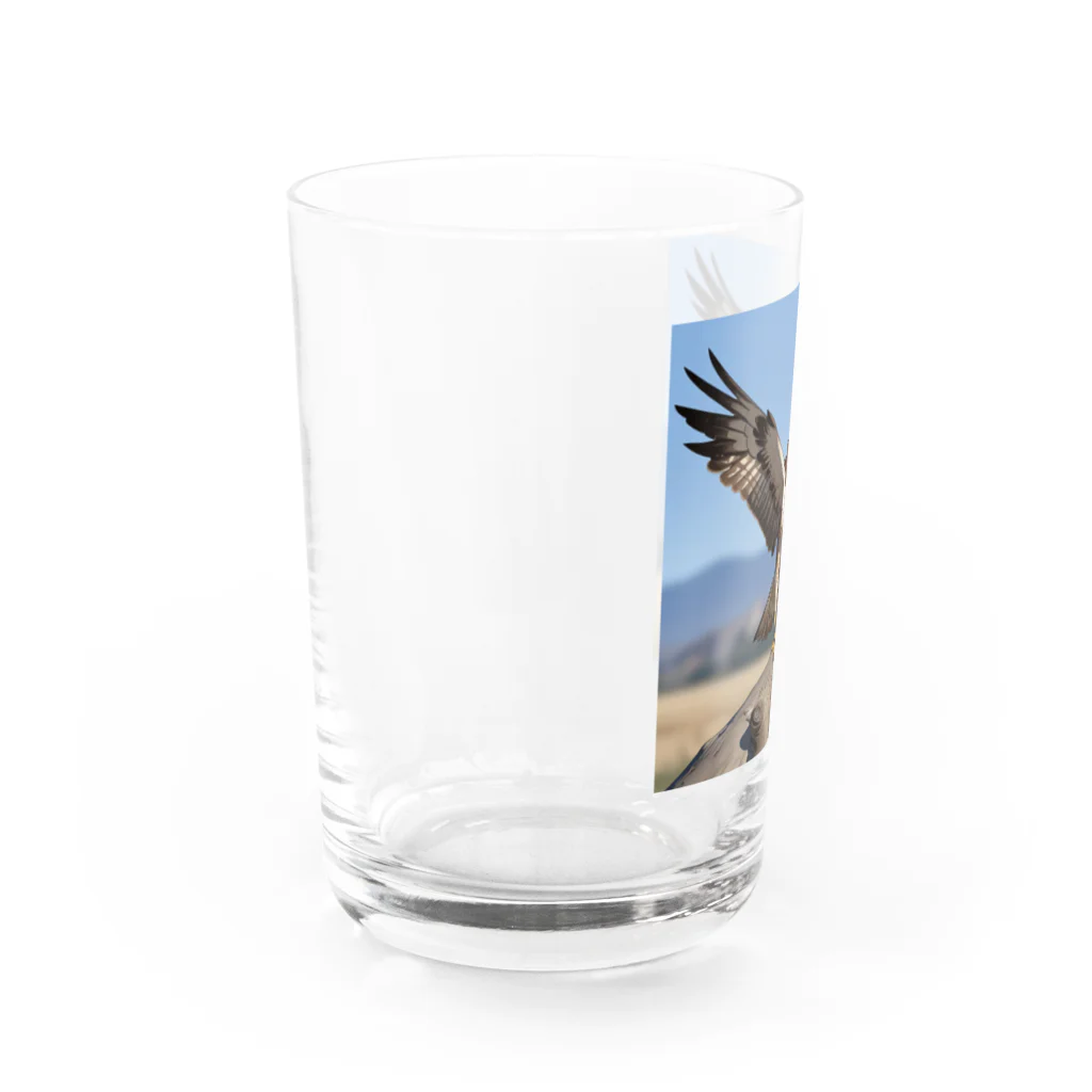 ganeshaの離陸準備中のタカ Water Glass :left