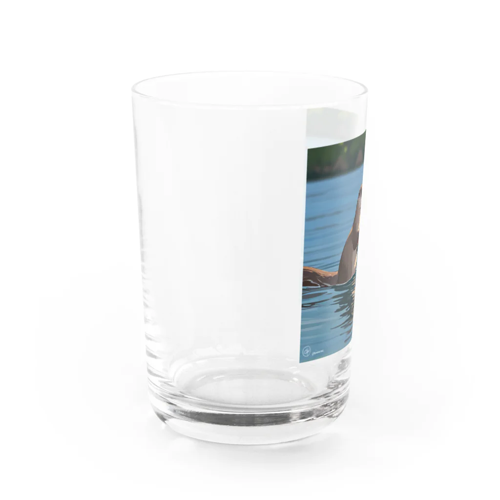 ganeshaのOtterpngで釣り体験 Water Glass :left