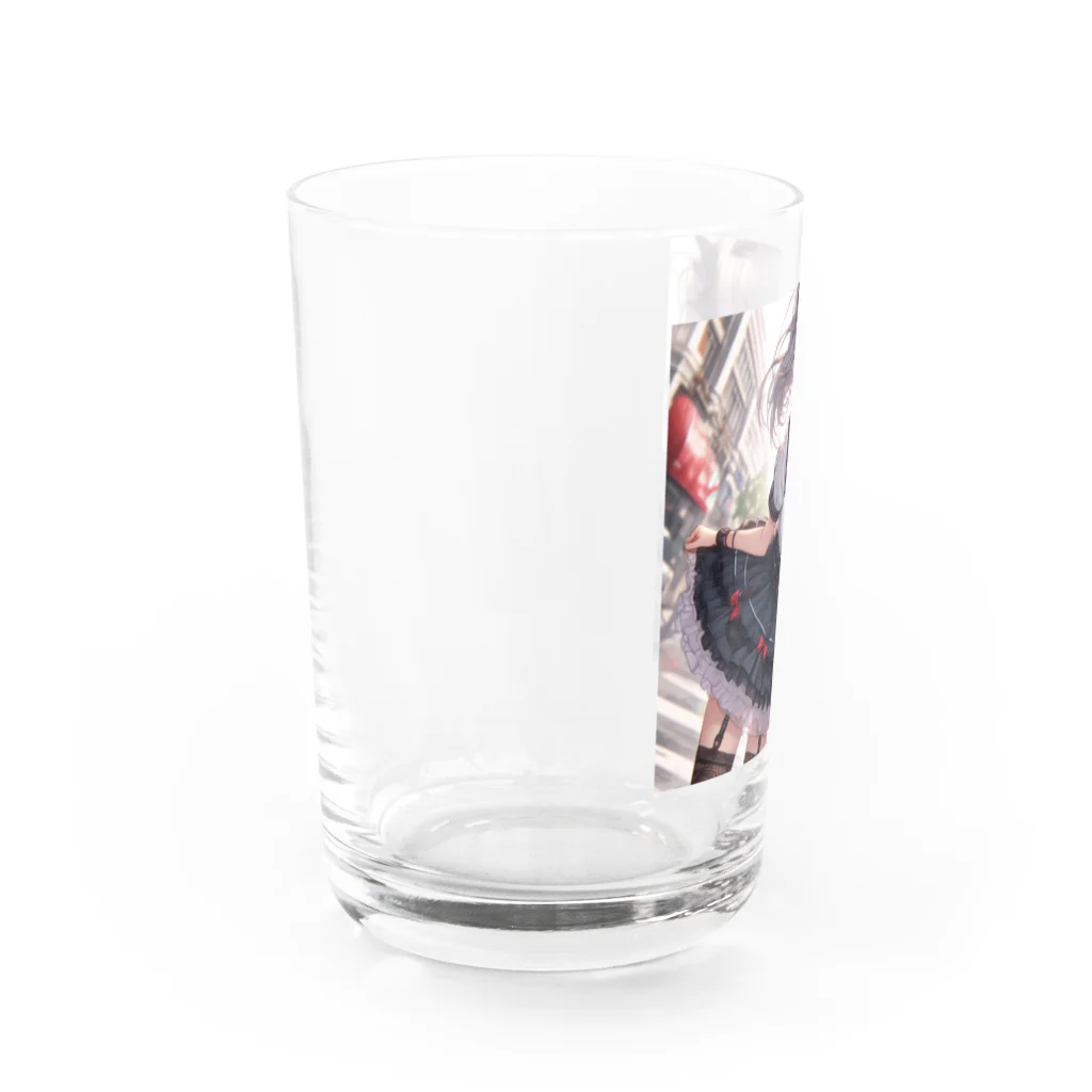 Kass Pachaストアの街角のメルヘン Water Glass :left