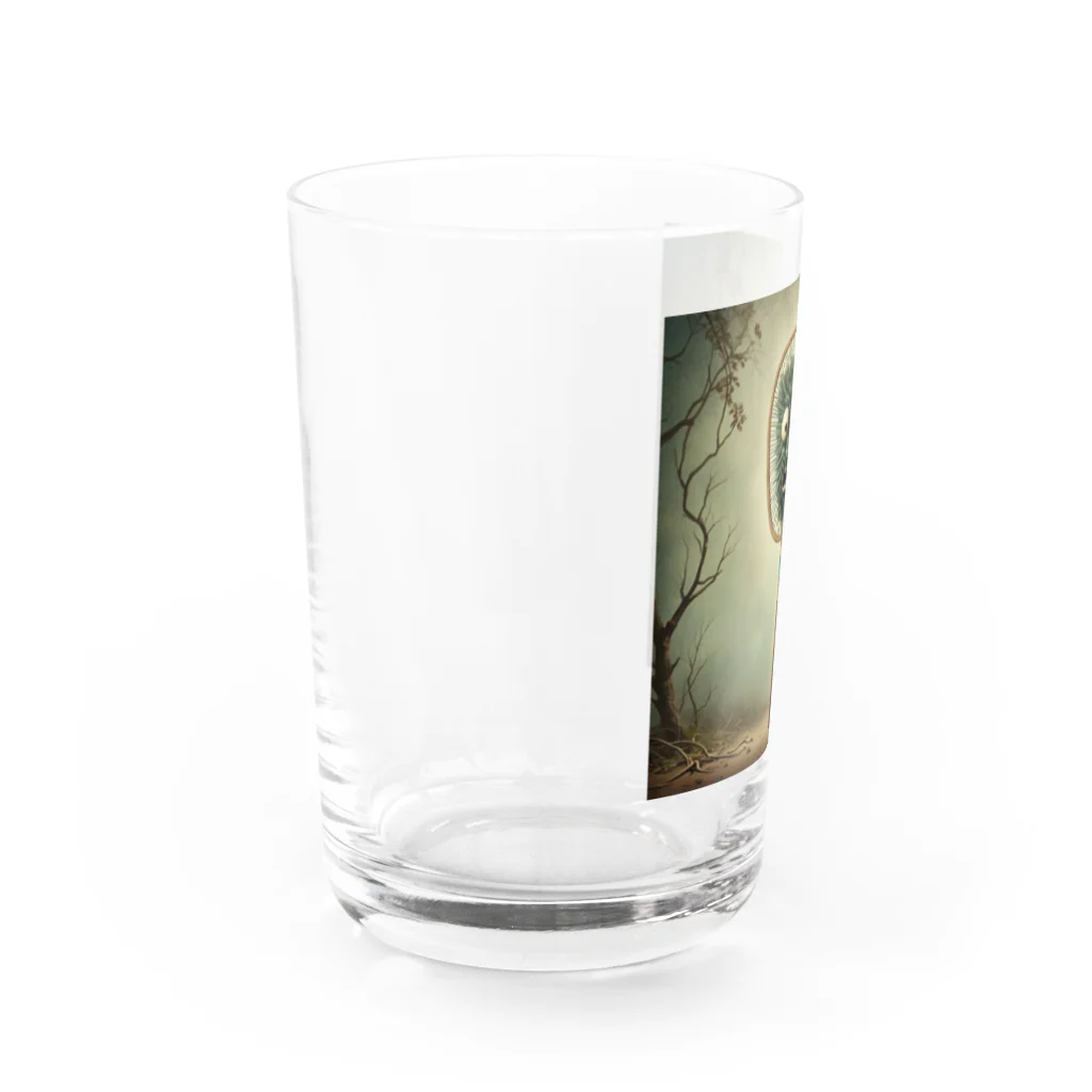 AI妖怪大図鑑のハエたたき妖怪　ボコフラー Water Glass :left