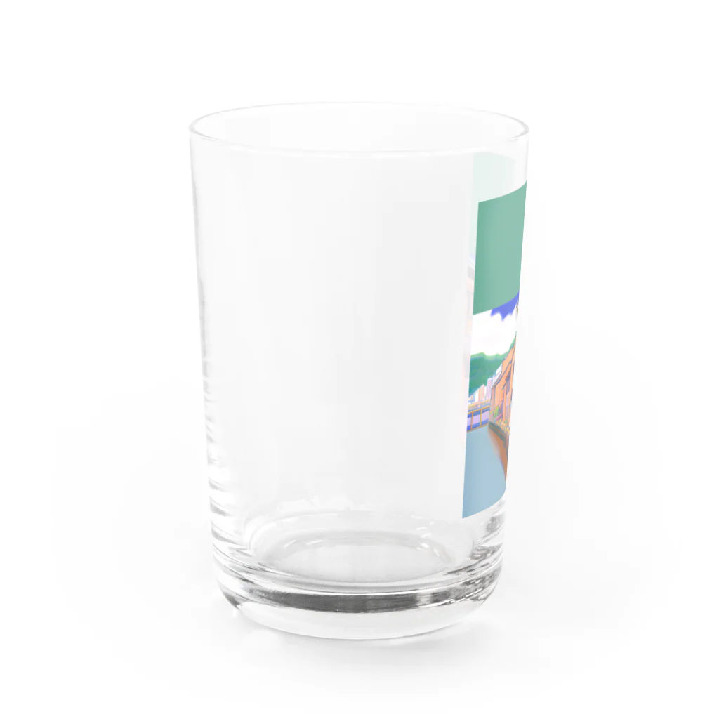 momo_emiの昔と猫 Water Glass :left