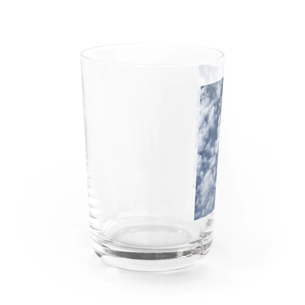 そらの4月13日の青空 Water Glass :left