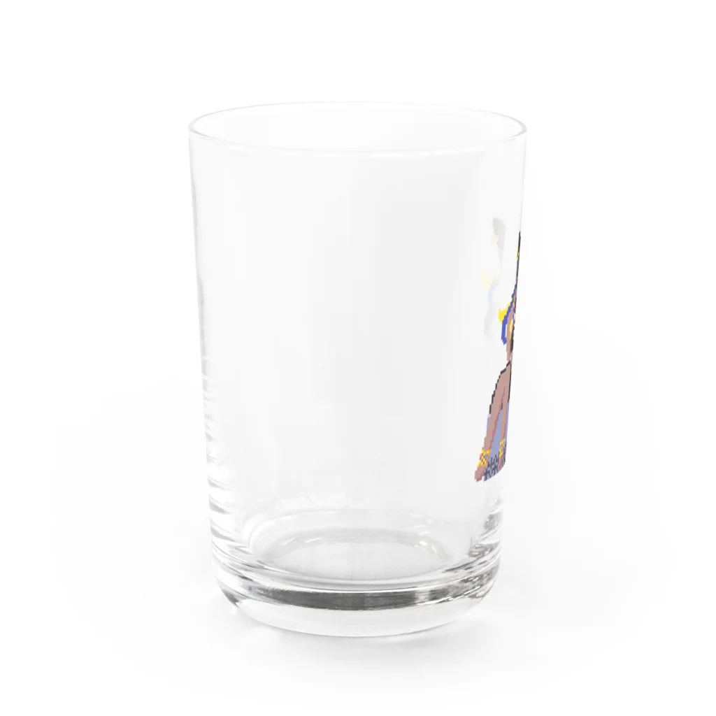 獅子のしっぽの豊穣お嬢バステトちゃん Water Glass :left