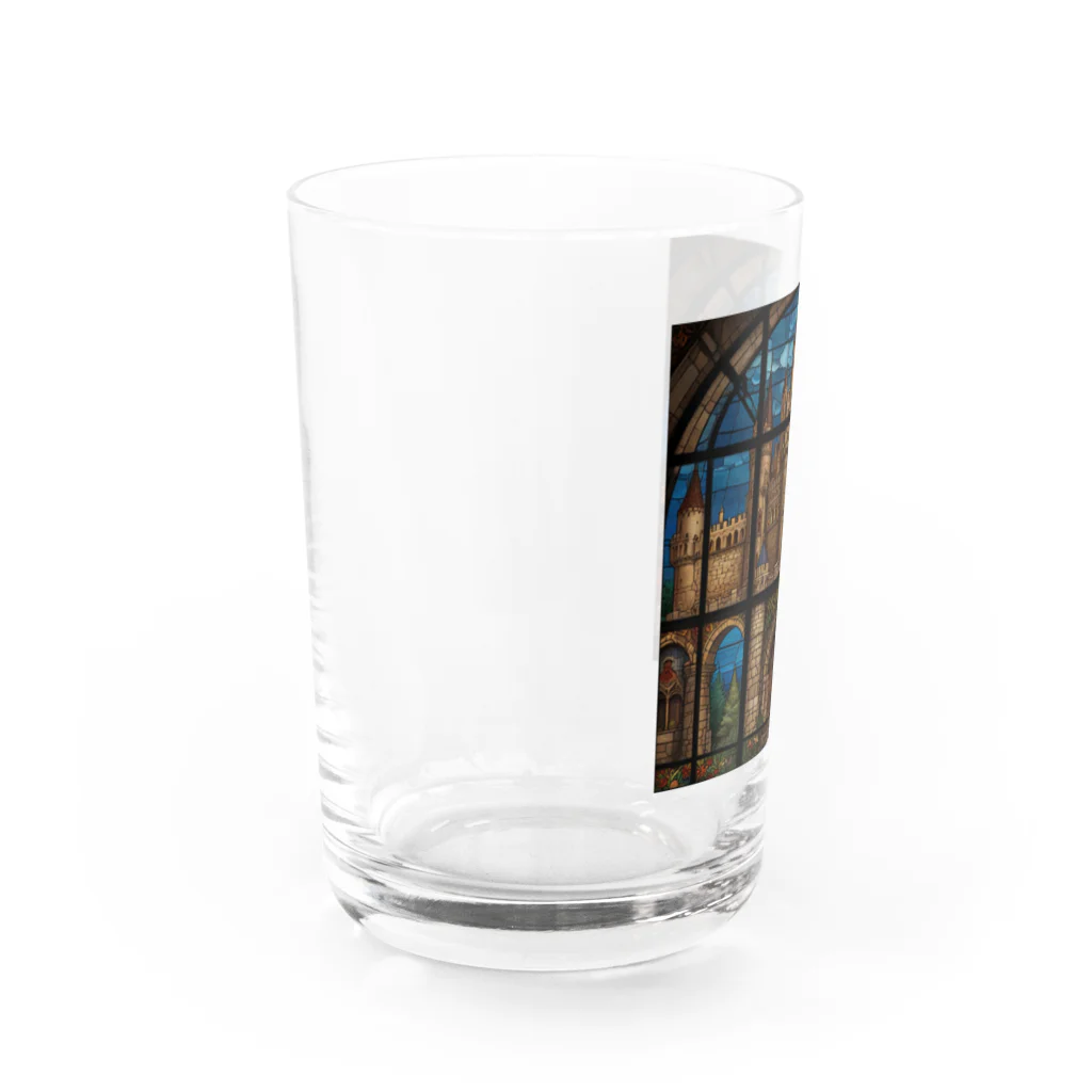 ganeshaの北米の湖のステンドグラス Water Glass :left