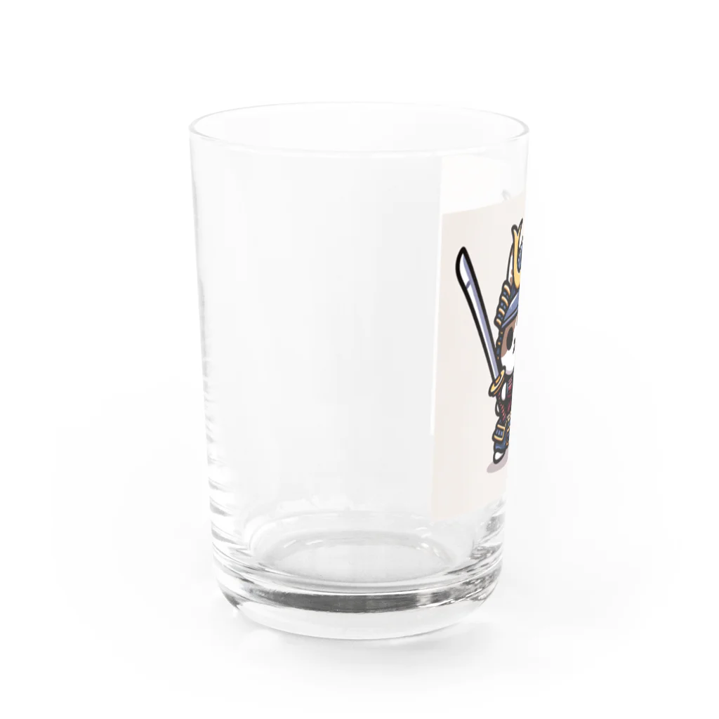 にゃんラボの武士にゃんこ Water Glass :left