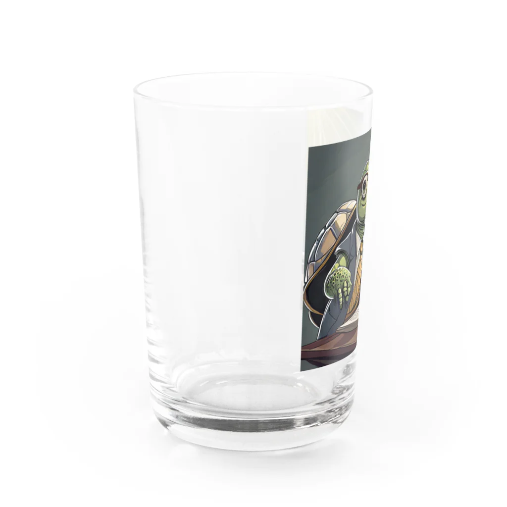 ぱぴぷSHOPの指揮者カメ Water Glass :left