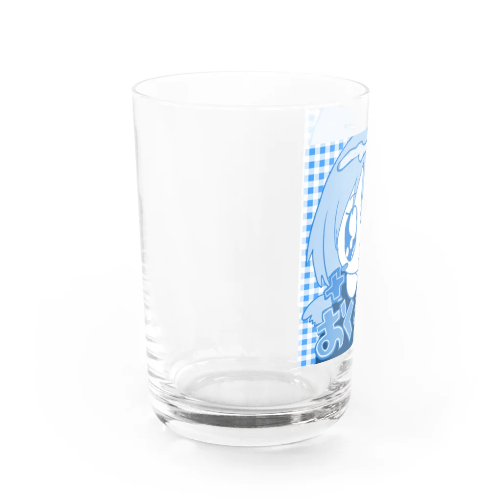 ザクロアメのお薬きちんと飲みましょう Water Glass :left