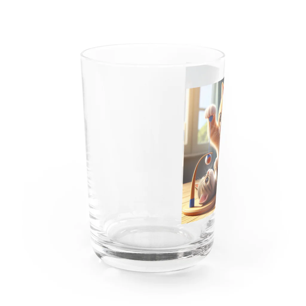 kangekiの遊ぶにゃんこNo.6 Water Glass :left