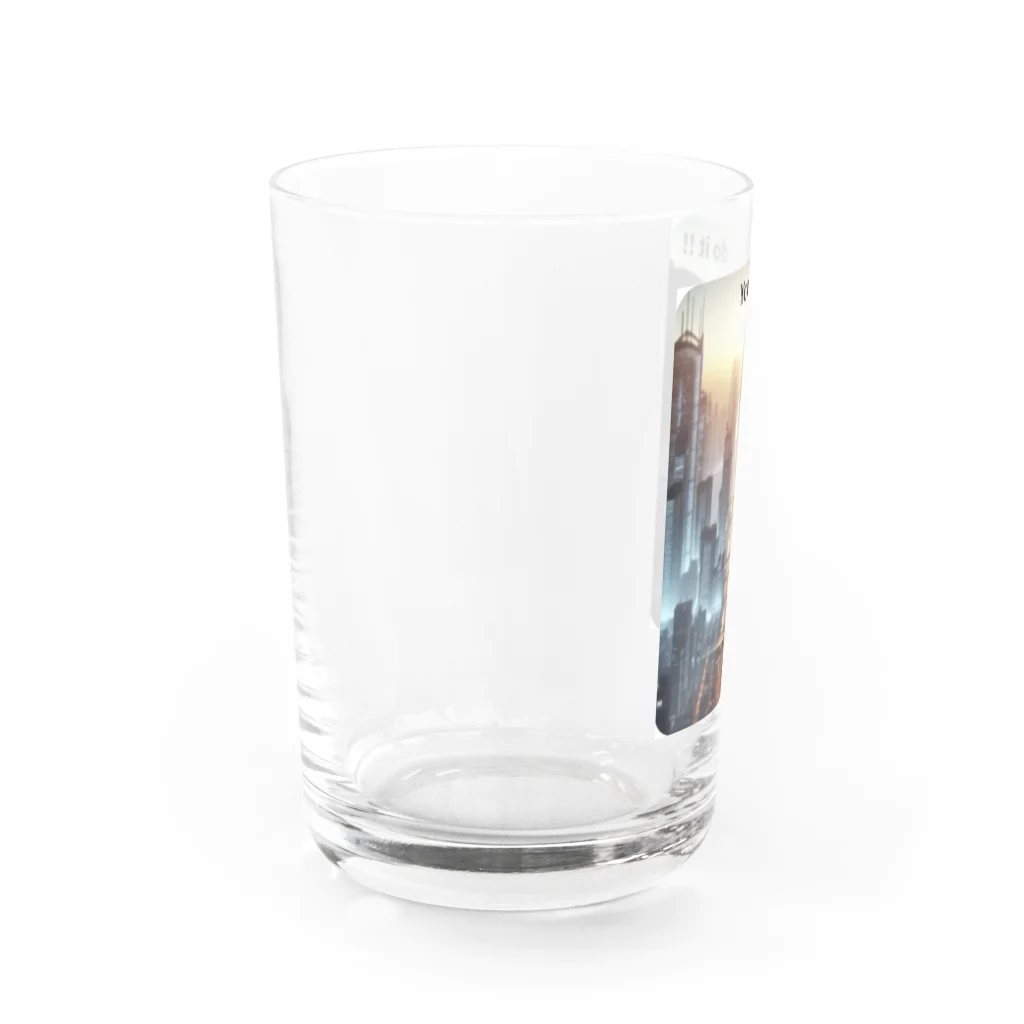 ERISAのYou can do it Water Glass :left