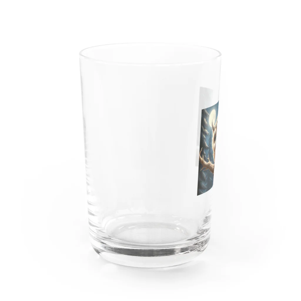 2024billionのねこふくろう Water Glass :left