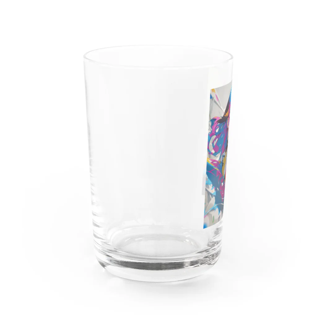 やってるよ！のマーブルガール Water Glass :left