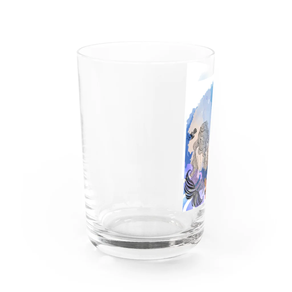 のんきな木の海の中のお姫様 Water Glass :left