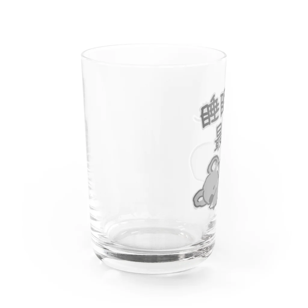 いきものや　のの（別館）の睡眠最優先【コアラ】 Water Glass :left
