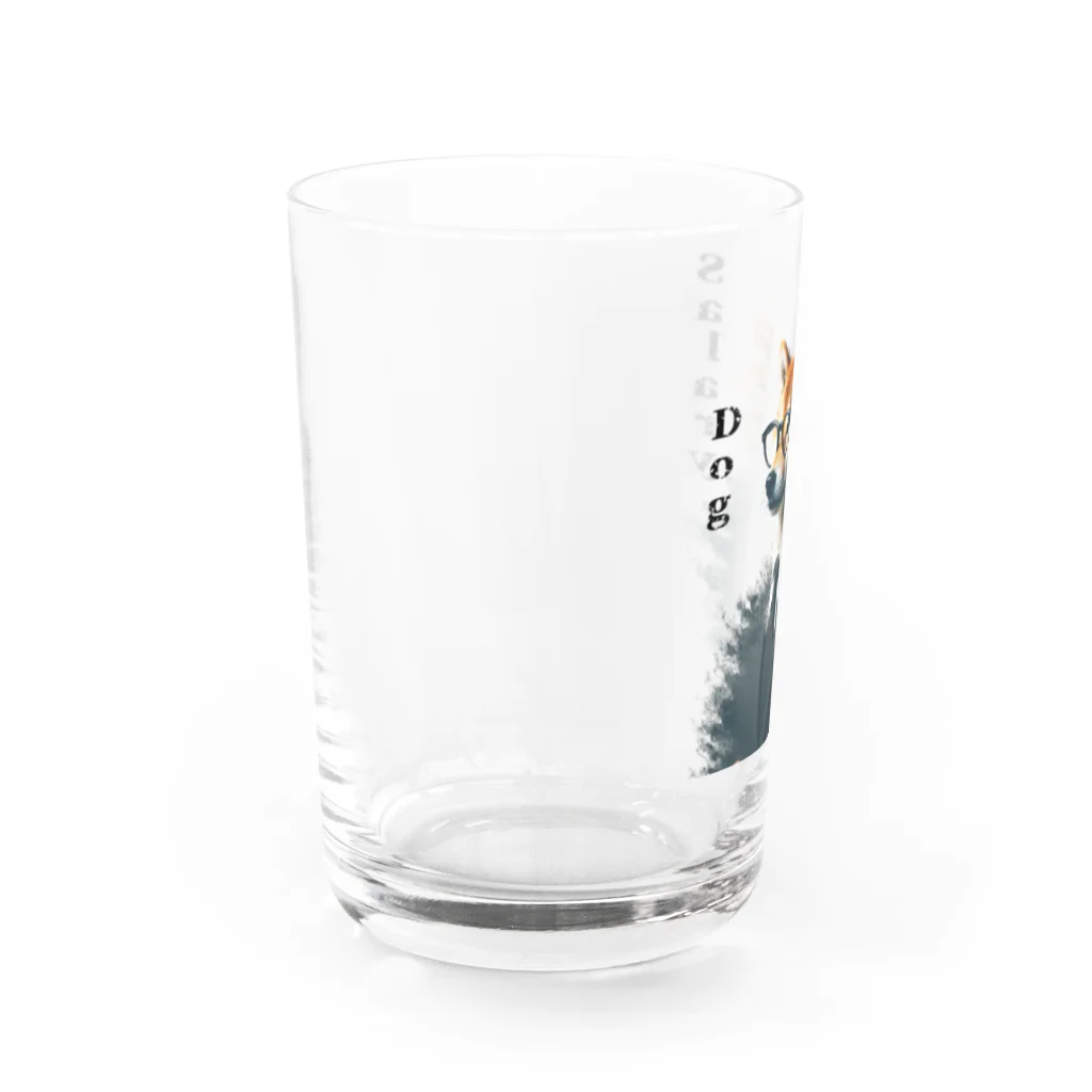 mattyannsanの仕事　犬 Water Glass :left