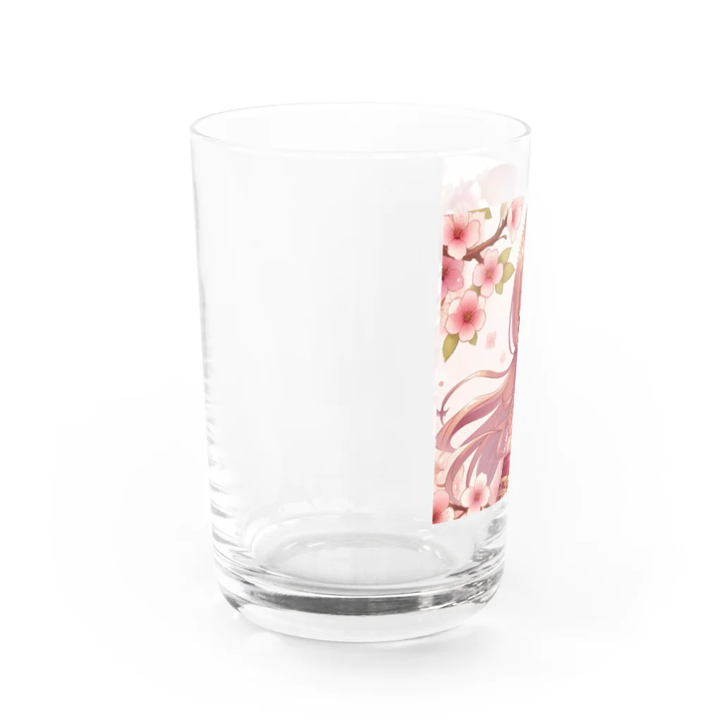 Japan-sakuraの桜の乙姫 Water Glass :left