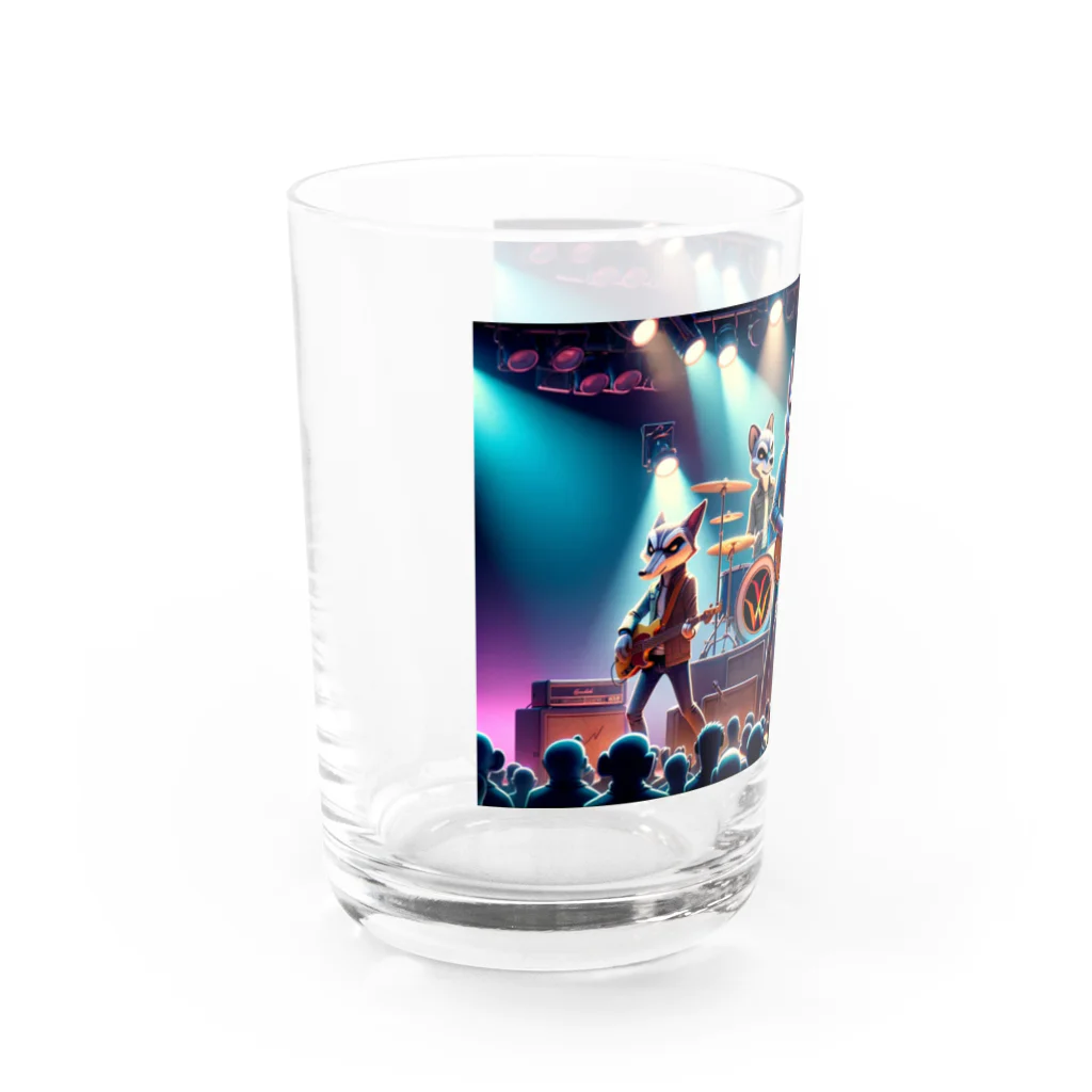 ANIMAL HEROES -musical band-のワイルドロックフェスタ - ダンシングアニマルズ Water Glass :left