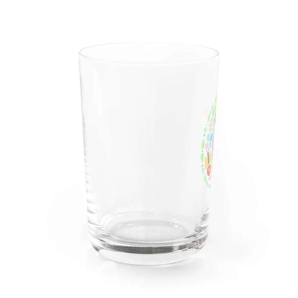 ぴろりのスケッチブックのお花-はる- Water Glass :left