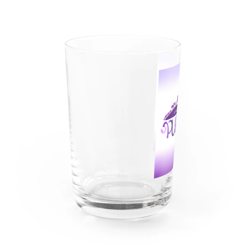 ねこにんじゃショップの紫の世界 Water Glass :left