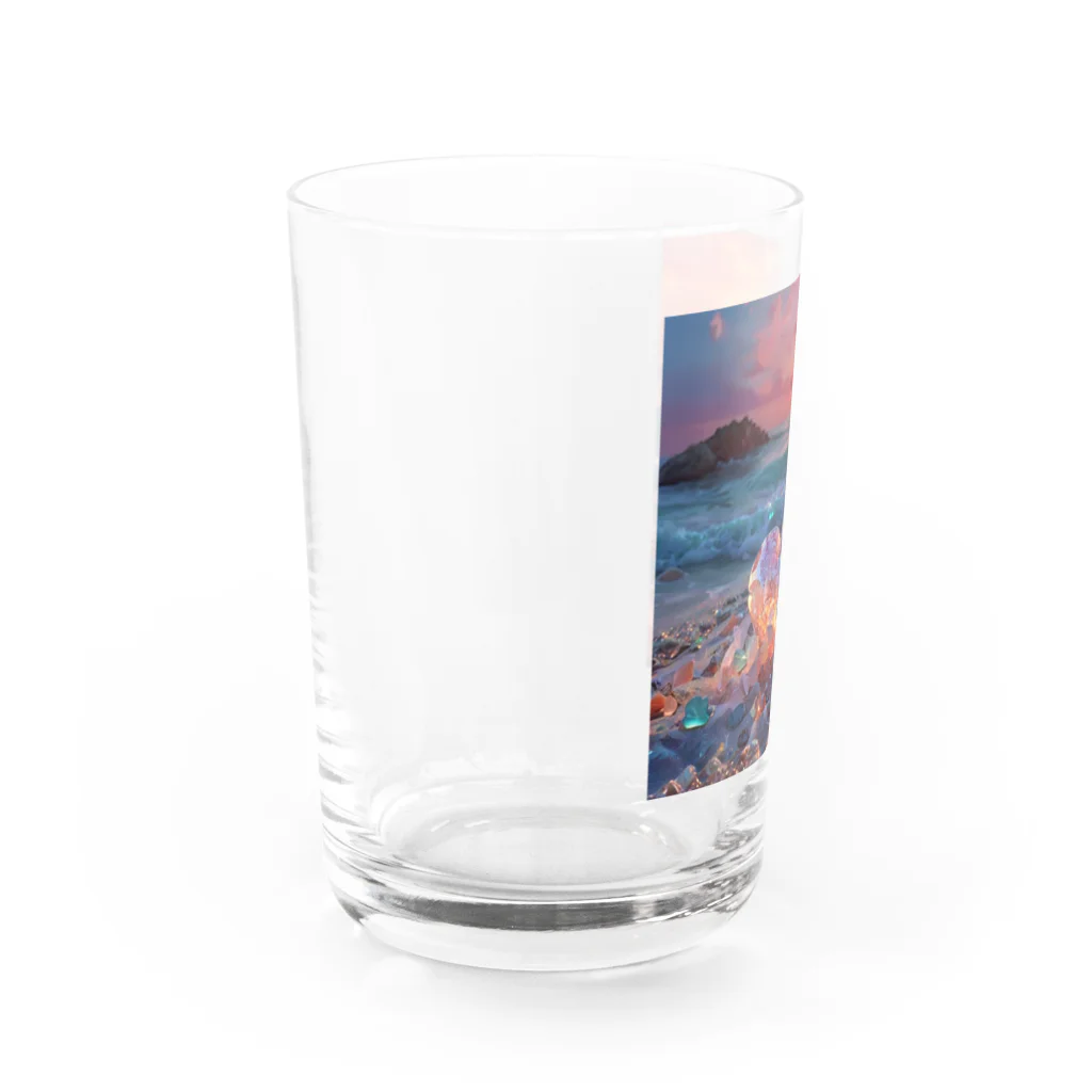 Mellow-Skyの美しすぎるハートシーグラス Water Glass :left