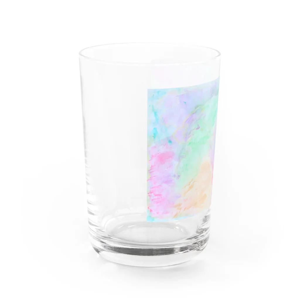 幻想世界のヴィエルジュソムニウム(虹色の輝き) Water Glass :left