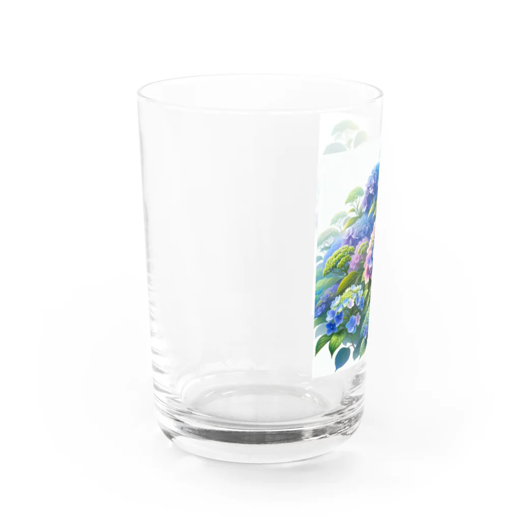 VeiledSageの紫陽花の饗宴 Water Glass :left