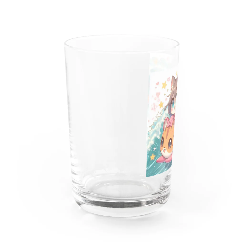 ichi_cocoの海辺のサーファー気分 Water Glass :left