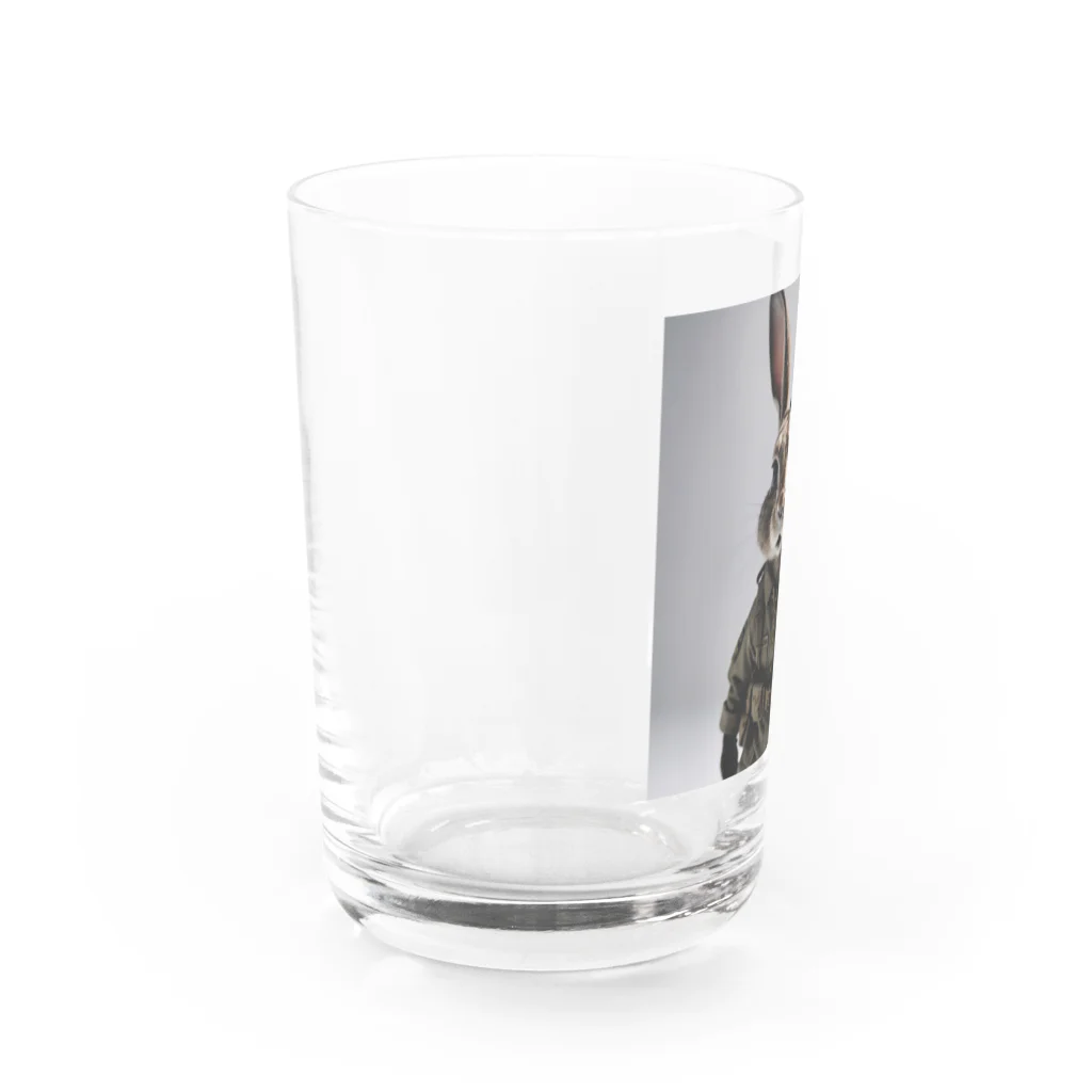 TDK_TDKの軍人ウサギ#9 Water Glass :left