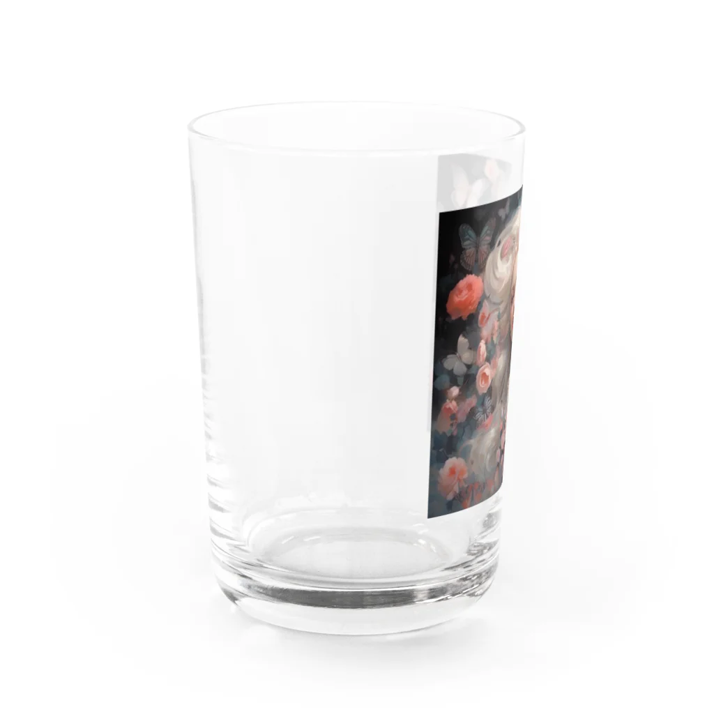 AQUAMETAVERSEの花と美女　なでしこ1478 Water Glass :left