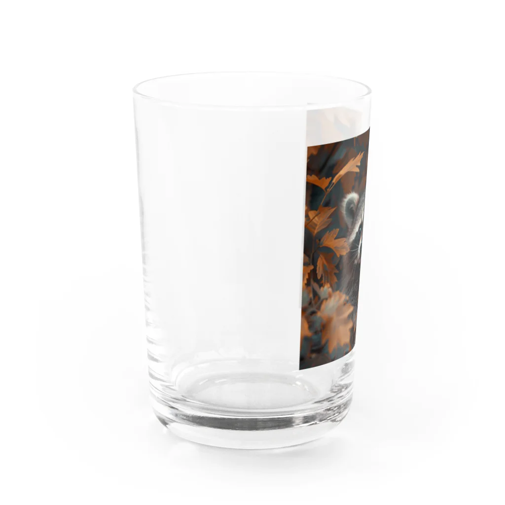 Raccoon Cool PlanetのRaccoon Cool Planet Water Glass :left