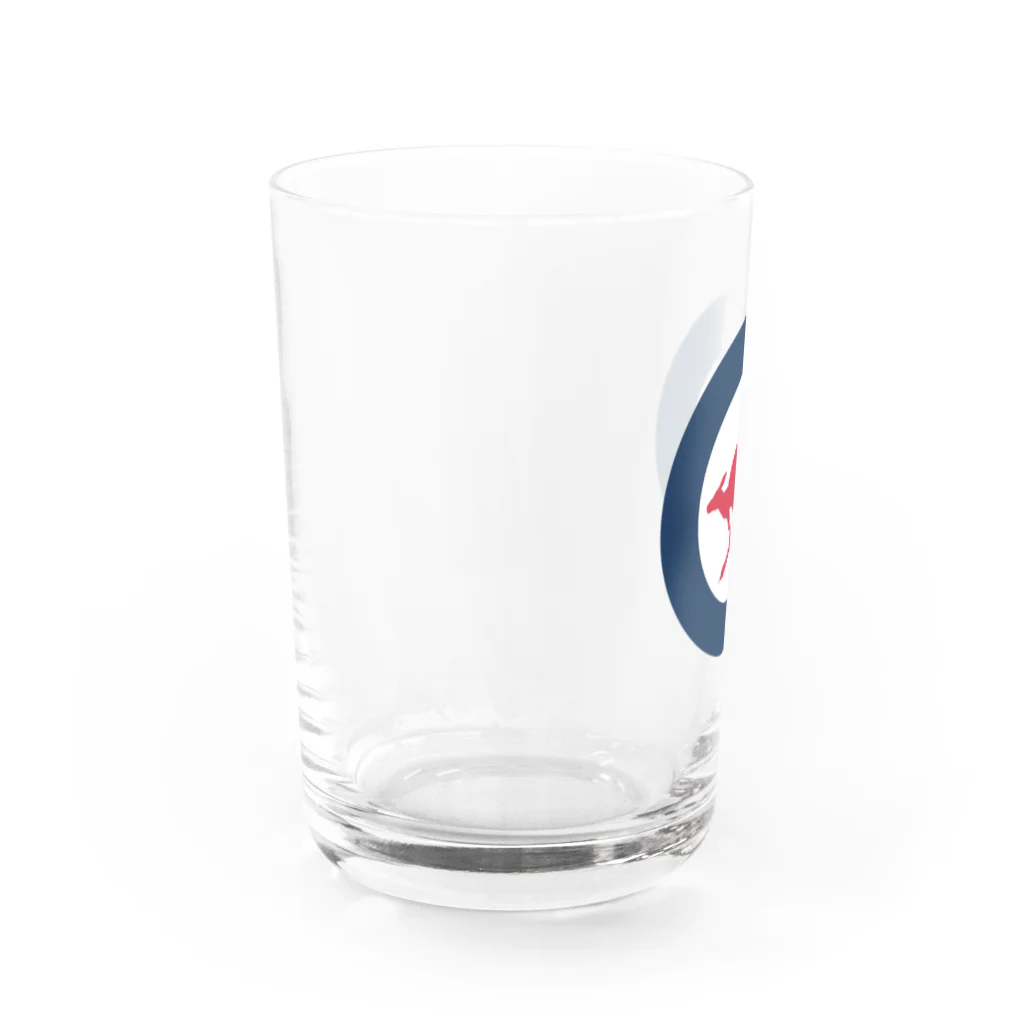 puikkoの国籍マーク　オーストラリア Water Glass :left