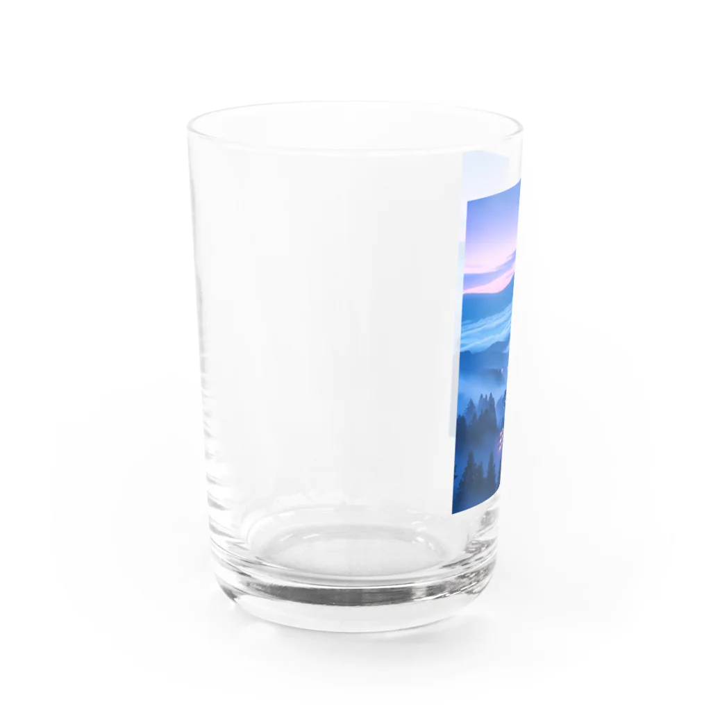 AQUAMETAVERSEの雲海とホテル街の灯　ラフルール　1859 Water Glass :left