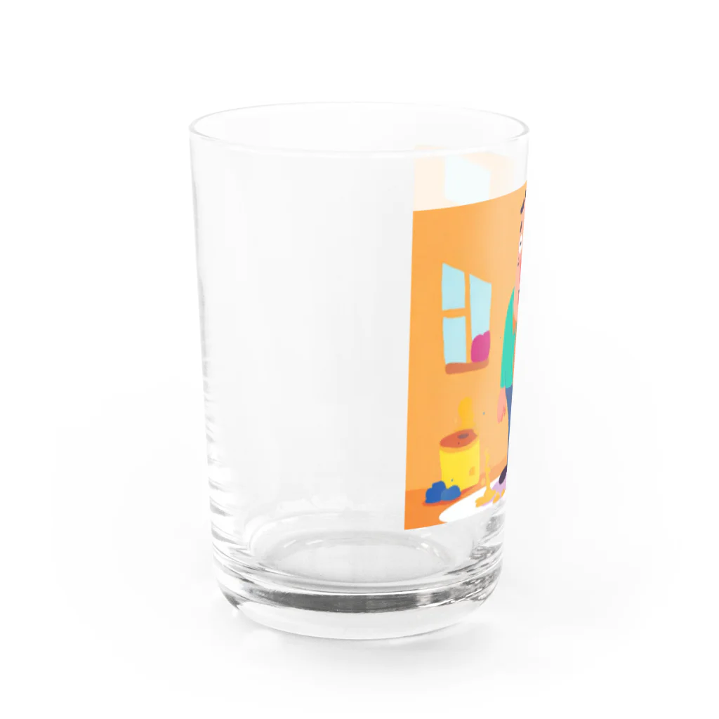 JINPACHIの直感的な男 Water Glass :left