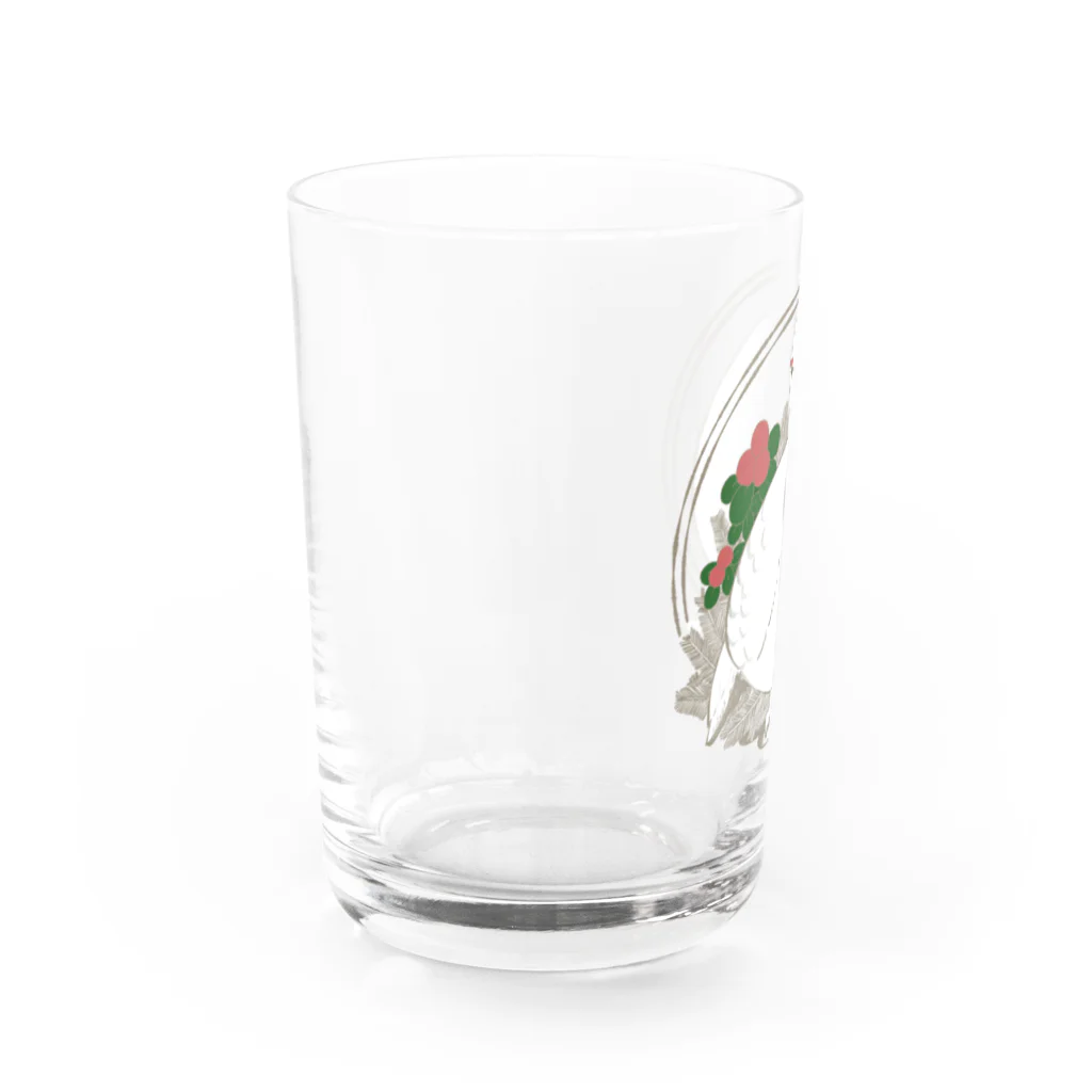 NITORIのニホンライチョウのグラス グラス左面