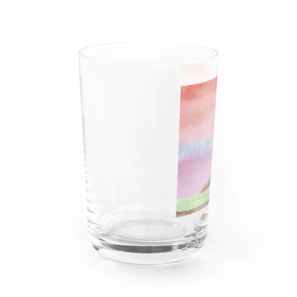 さぶろうじの春はあけぼの② Water Glass :left