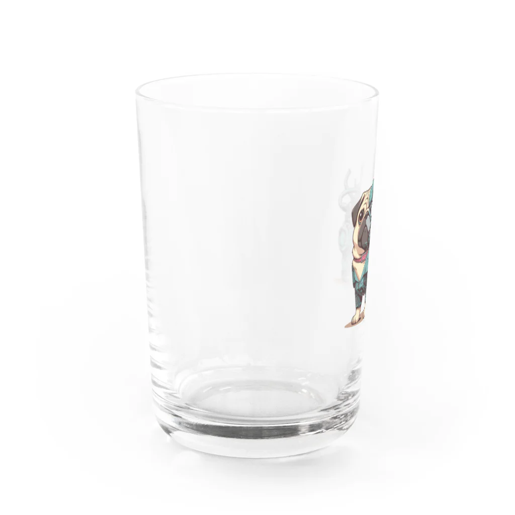 ブヒーズのPugBot Water Glass :left